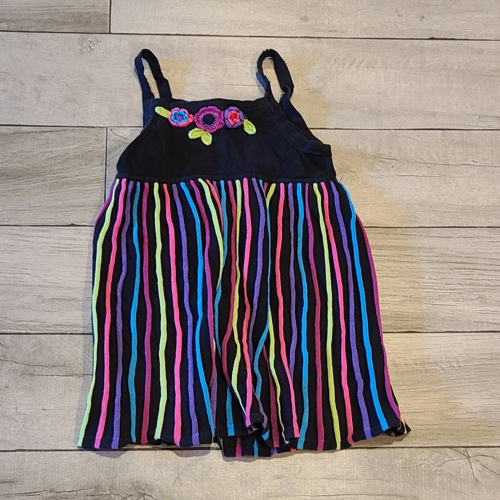 🍁 Hanna Andersson rainbow Striped dress🍉